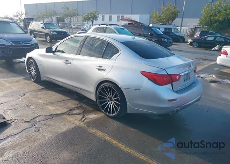 2015 Infiniti Q50 Premium from USA, damaged, VIN JN1BV7AP3FM358339